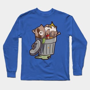 Cute Kawaii Raccoon 1 Long Sleeve T-Shirt